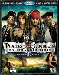 Pirates of the Caribbean: On Stranger Tides (Blu-ray + BR 3D + DVD) Pre-Owned