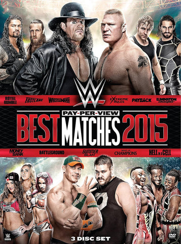 WWE: Best PPV Matches 2015 (DVD) Pre-Owned