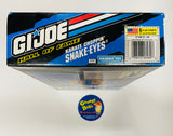 G.I. Joe / Cobra the Enemy / Hall of Fame / Karate Choppin' SNAKE-EYES / 1993 / Hasbro / 6089/ 12" Tall, Poseable Action Figure / New in Box / See Pictures