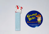 Vintage / PEZ Dispenser / BOZO the CLOWN with Die Cut-Out on Side / No Feet / Patent No. 2.620.061 (1952-1968) / Austria / Pre-Owned / Some Wear/Paint Loss / SEE PHOTOS