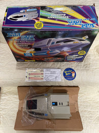 Playmates / STAR TREK, The Next Generation / 1992 / #6101 / SHUTTLECRAFT GODDARD / Collector's Edition # 027009 / with Dual Light-Up Thrusters / Sounds: Phasers and Impulse Engines / Includes Bonus Technical Blueprint and Inserts / Pre-Owned with Box