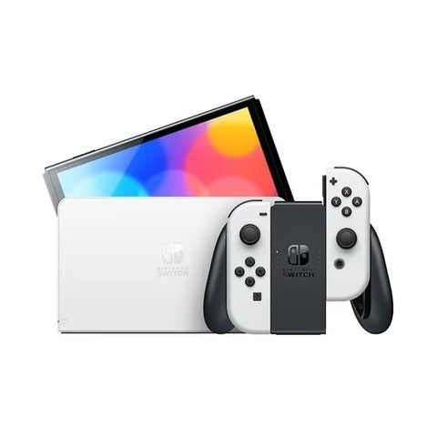 System (OLED Model) White Edition (Nintendo Switch) Pre-Owned w/ Docking Station + Joy Cons + Hookups (In Store Sale and Pick Up ONLY)