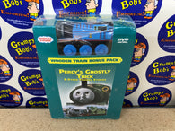 Thomas & Friends: Percy's Ghostly Trick & Other Thomas Stories (Wooden Train Bonus Pack) (DVD) NEW w/ Notes (Pictured)