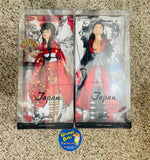 2010 / Mattel / Barbie Dolls of the World / PINK LABEL / Barbie Collector /  JAPAN / (#V5004 - Barbie: Noblewoman // and #V5005 - Ken: Samurai) / SET OF 2 / New in Boxes / See Pictures