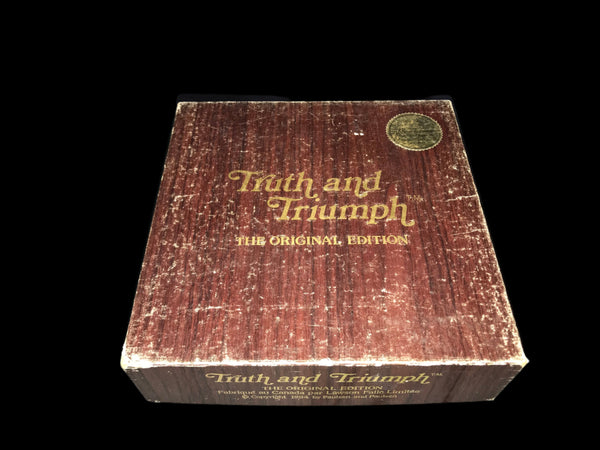 Truth and Triumph: The Original Edition (1984) (Lawson Falle Limited) (Made in Canada) (Paulsen and Paulsen) (Board Game) Pre-Owned: Not Complete