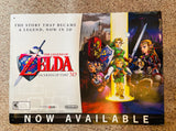 2011 / Hard to Find!! / Nintendo / The Legend of ZELDA Ocarina of Time 3D /  STORE PROMO DISPLAY POSTER / Approx 36" x 26" / Pre-Owned / SEE PICTURES / For IN-STORE PURCHASE / PICK-UP ONLY