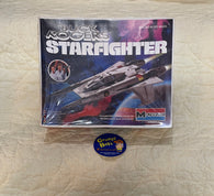 Monogram Plastic Model Kits / 6030-0100 / 1979 / "Buck Rogers" STARFIGHTER / Plastic Model Kit Molded in Off-White / Made in USA / NEW in Damaged Box