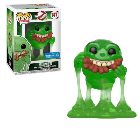 POP! Movies #747: Ghostbusters - Slimer (Wal-Mart Exclusive) (Funko POP!) Figure and Box w/ Protector