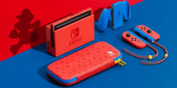 BROKEN: System ONLY - Mario Red + Blue Edition (Nintendo Switch) Pre-Owned (As Is/Broken/For Parts)