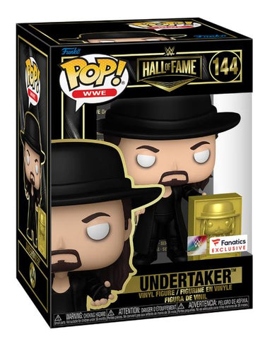 POP! WWE #144: Hall of Fame - Undertaker [Fanatics Exclusive] (Funko POP!) Figure and Box w/ Protector