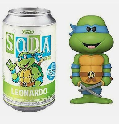 TMNT Teenage Mutant Ninja Turtles: Leonardo (Funko Soda Figure) Includes: Figure, POG Coin, and Can