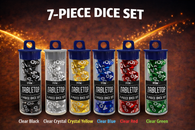 7- Piece Dice Set - Cirrus Swirl Green [Tabletop RPG] (TTX) NEW