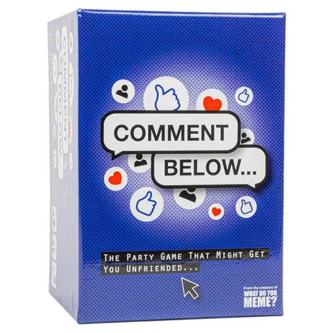 Comment Below (Card Game) NEW