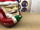 Santa Clause Bank - Cast-Iron (Reproduction) Pre-Owned (As Pictured/See Notes)