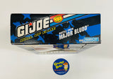 G.I. Joe /  Cobra the Enemy / Hall of Fame / Battle Pack MAJOR BLUDD / 1993 / Hasbro / 6159 / 12" Tall, Poseable Action Figure / New in Box / See Pictures