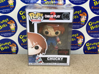 POP! Movies #56: Child's Play 2 - Chuck (NJcollector Exclusive) [CUSTOM - Blood Splatter] (Funko POP!) Figure and Box w/ Protector (As Pictured)