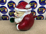 Santa Clause Bank - Cast-Iron (Reproduction) Pre-Owned (As Pictured/See Notes)