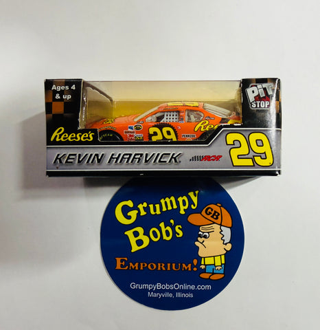 2007 / Harder to Find! / Reese's / NASCAR / Motorsports Authentics / Pit Stop / KEVIN HARVICK #29  / 1:64 Scale Die Cast Car / New in Box / See Pictures