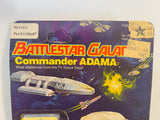 Battlestar Galactica Commander Adama / Action Figure / 1978 Mattel / Universal City Studios / New on Unpunched Card