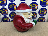 Santa Clause Bank - Cast-Iron (Reproduction) Pre-Owned (As Pictured/See Notes)