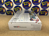 System - Electric Blue 2 (Blue & Black) (Nintendo 2DS) Pre-Owned w/ Stylus, Charger, Quick Start Insert, AR Cards, Cardboard Insert, and Mario Kart 7 Edition Box (Matching Serial Number) (As Pictured)