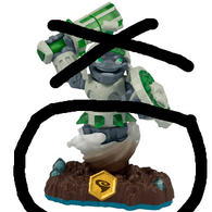 DOOM STONE (SWAP-able) Earth (Skylanders Swap Force) Pre-Owned: Bottom HALF ONLY