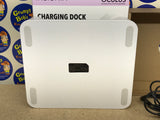 Charging Dock - White (Insignia) (Oculus Quest 2) Pre-Owned: 2 Batteries, 2 Battery Covers, Power Adapter, Docking Station, 2 Manuals, and Box (As Pictured)