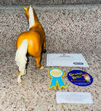 Breyer Reeves / Gold Coast Palomino in Marabella Mold / Was Only Available Aug.-Dec. 2001 / See Info in Listing / Approx. 8" x 10" / Pre-Owned / No Box / See Pictures