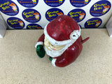 Santa Clause Bank - Cast-Iron (Reproduction) Pre-Owned (As Pictured/See Notes)