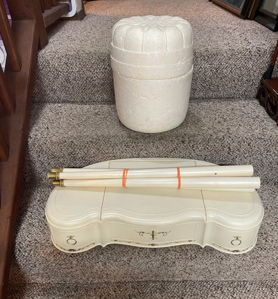 1960's Marx Toys / 1960's MARX TOYS / Child's "Budding Beauty" Vanity Table & Stool / Includes Instructions and Booklet / Does Not Include Box / FOR IN-STORE PURCHASE AND PICK-UP ONLY