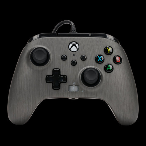 Wired Controller - Enhanced - PowerA - Brushed Gunmetal (Xbox One / Series X/S) NEW