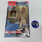 G.I. Joe JOHN F. KENNEDY, PT 109 Boat Commander / Hasbro / 2000 / Echo No. 81585 / Approx 11" Action Figure w/ Accessories  / New in Box / See Pictures