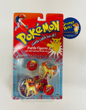 HARD TO FIND!! 1999 Hasbro / Nintendo / Game Freak / Pokemon Battle Figures (No. 58015)  #77 PONYTA and #78 RAPIDASH / New in Pkg / See Pictures
