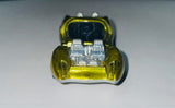 1969 Mattel, Inc. USA /  Hot Wheels / Redline /"MOD QUAD" / Yellow - Lime Green (?)  with Black Interior / 1:64 Scale / Marked: U.S. & Foreign Pats. Pend. / Pre-Owned - No Package / See Pictures