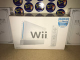 System - White - GameCube Compatible (RVL-001 USA) (Nintendo Wii) Pre-Owned: Complete in Box w/ Game (Matching Serial #) (STORE PICK-UP ONLY)