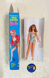 Mattel Dramatic New Living BARBIE / 1969 / #1116 / with Original Box, Outfit, Stand and Booklet / Pre-Owned / See Pictures