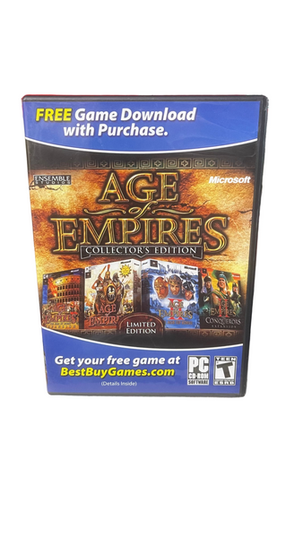 Age of Empires Collector's Edition [Limited Edition] (Best Buy Version) (CD-ROM PC Game) Pre-Owned: 3 Discs, Manual, and Case