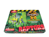 Jurassic Park The Lost Word: 3D Stand-Up Puzzle - Raptors - 13" x 24in" (Milton Bradley) Pre-Owned: Complete*