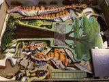 Jurassic Park The Lost Word: 3D Stand-Up Puzzle - Raptors - 13" x 24in" (Milton Bradley) Pre-Owned: Complete*