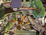 Jurassic Park The Lost Word: 3D Stand-Up Puzzle - Raptors - 13" x 24in" (Milton Bradley) Pre-Owned: Complete*