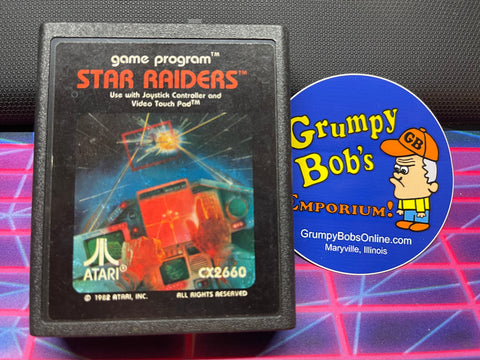 Star Raiders - CX2660 (Atari 2600) Pre-Owned: Cartridge Only (◕‿‿◕｡) BOB'S BARGAINS