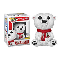 POP! Ad Icon #58: Coca-Cola Polar Bear (Hot Topic Exclusive) (Diamond Collection) (Funko POP!) Figure and Box w/ Protector