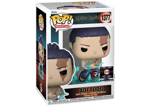 POP! Animation #1377: Jujutsu Kaisen: Aoi Todo (Chalice Collectibles Exclusive) (Pre-Release) (Funko POP!) Figure and Box w/ Protector