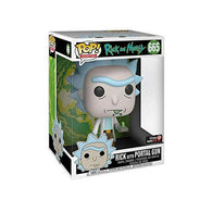 POP! Animation #665: Rick and Morty - Rick with Portal Gun (GameStop Exclusive) (Funko POP!) Figure and Box (Box is Damaged)