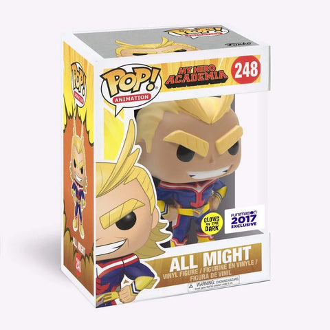 POP! Animation #248: My Hero Academia - All Might (Funimation 2017 Exclusive) (Funko POP!) Figure and Box w/ Protector*