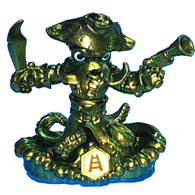 GOLD WASH BUCKLER (Variant / SWAP-able) Water (Skylanders Swap Force) Pre-Owned: Figure Only