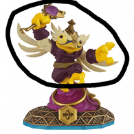 HOOT LOOP (SWAP-able) Magic (Skylanders Swap Force) Pre-Owned: Figure Only: TOP HALF ONLY