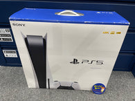 System - DISC Edition - White / 825GB (Original Model) (Sony Playstation 5) Pre-Owned w/ Controller and Hookups + BOX (INSTORE Sale and Pickup ONLY)