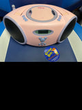 Princess Boombox: CD Player AM FM Radio - Pink and Purple (Model DB300-p) (Disney Electronics) Pre-owned w/ Box