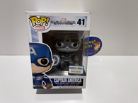 POP! Marvel #41: Captain America The Winter Soldier (Barnes & Noble Booksellers Exclusive) (Funko POP!) Figure and Box w/ Protector (As Pictured)